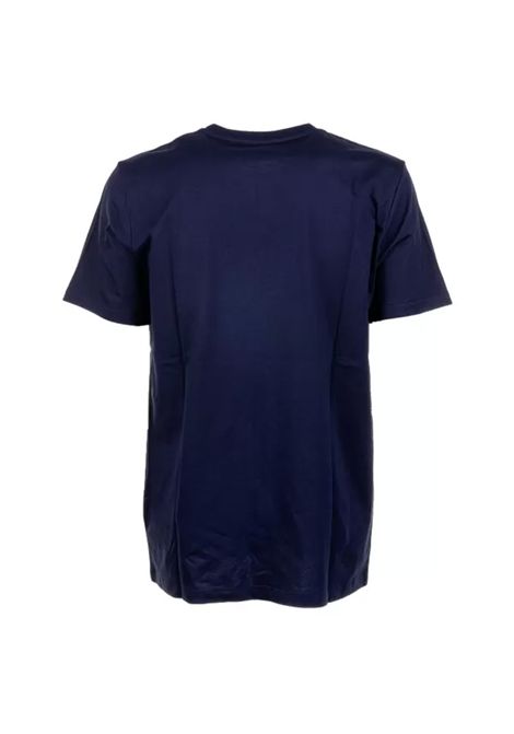 T-shirt Dondup uomo US198JF0309U IU2 Blu girocollo manica corta cotone stampa DONDUP | T-shirt | US198JF0309U IU2890
